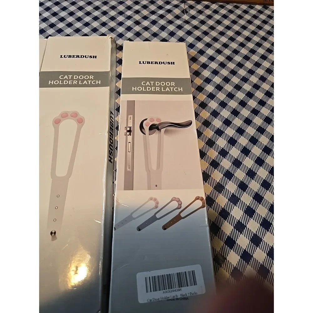 New In Box Cat Door‎ Holder Latch Let Cats in and Keep Dogs Out. Lot Of 3